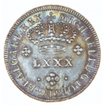 D. Miguel I Tostão (100 Réis) n/d, prata